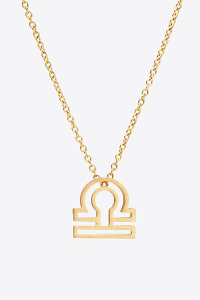 18K Gold Plated ZodiacPendant Necklace