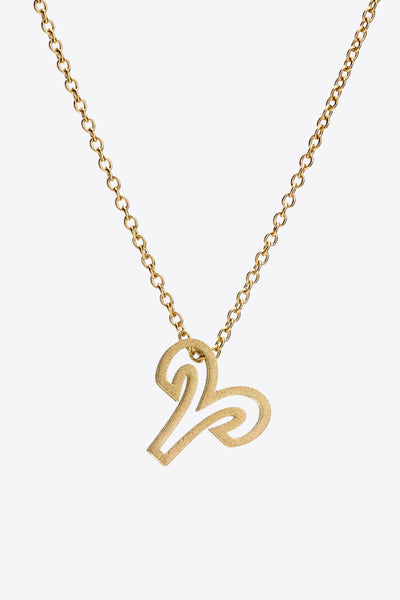 18K Gold Plated ZodiacPendant Necklace