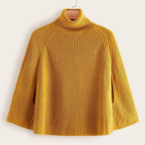 Plus Raglan Sleeve Poncho Sweater