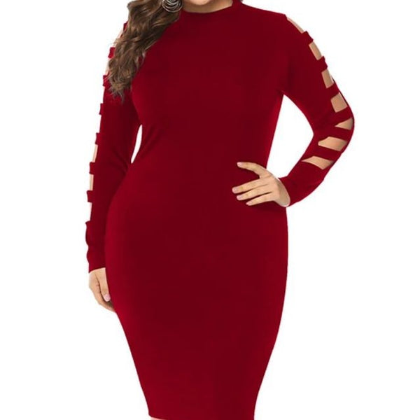 Bodycon Sheath Dress -  Curvy