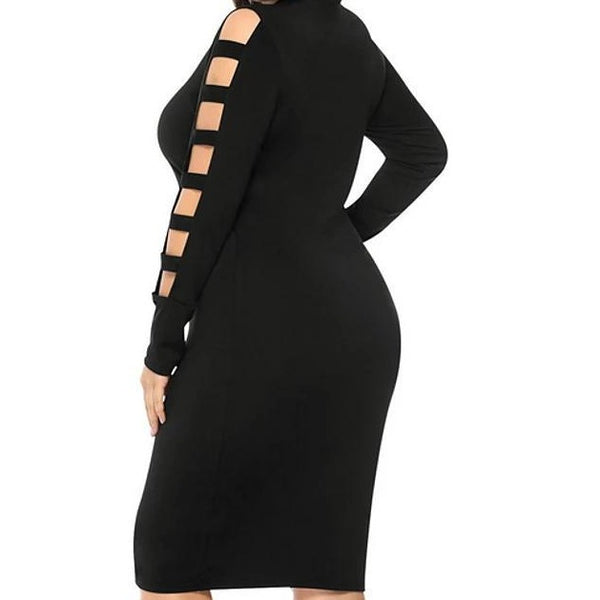 Bodycon Sheath Dress -  Curvy