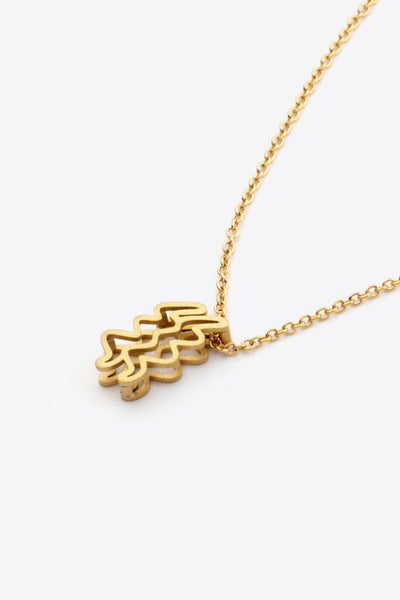 18K Gold Plated ZodiacPendant Necklace