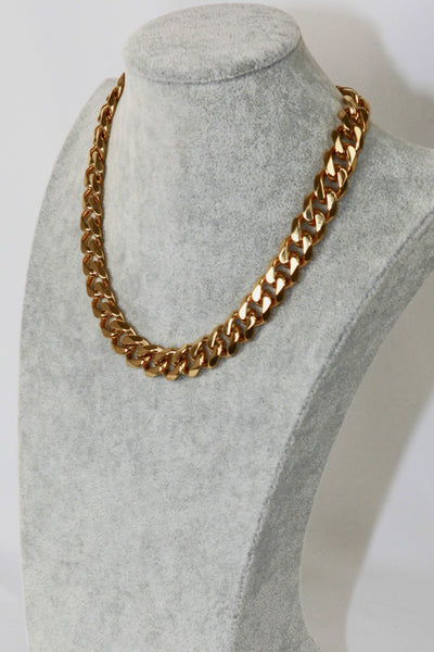 Thick Curb Chain Necklace