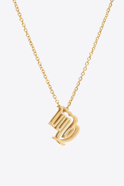 18K Gold Plated ZodiacPendant Necklace