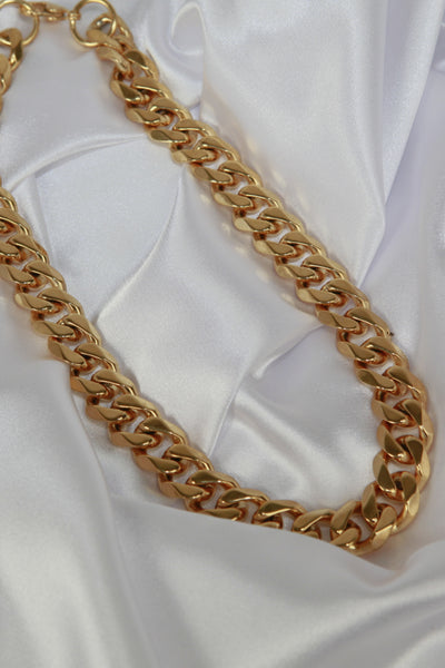 Thick Curb Chain Necklace