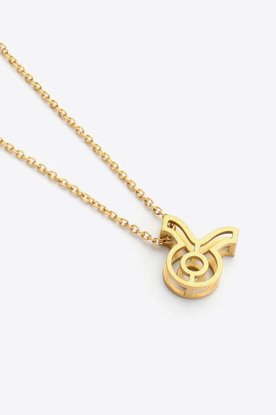 18K Gold Plated ZodiacPendant Necklace