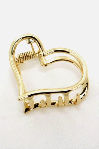 Heart Shaped Jaw Hair Clip