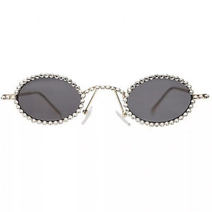 Oval Bling Fashion Glasses