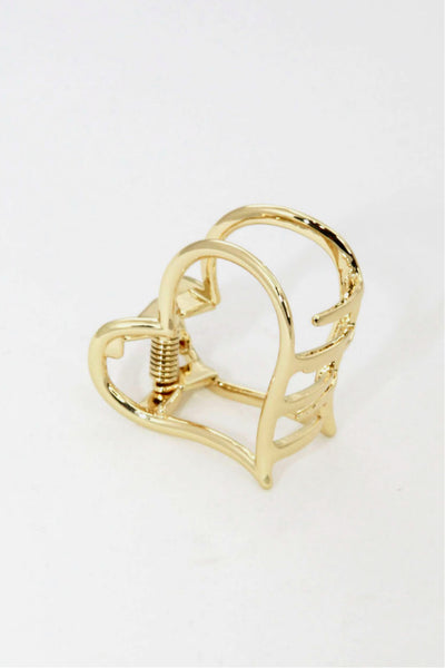 Heart Shaped Jaw Hair Clip