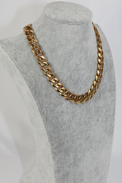 Thick Curb Chain Necklace