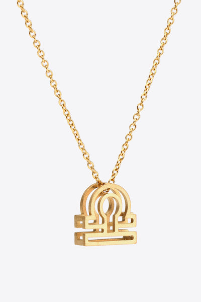 18K Gold Plated ZodiacPendant Necklace