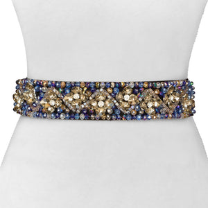 Thick Jeweled Belt