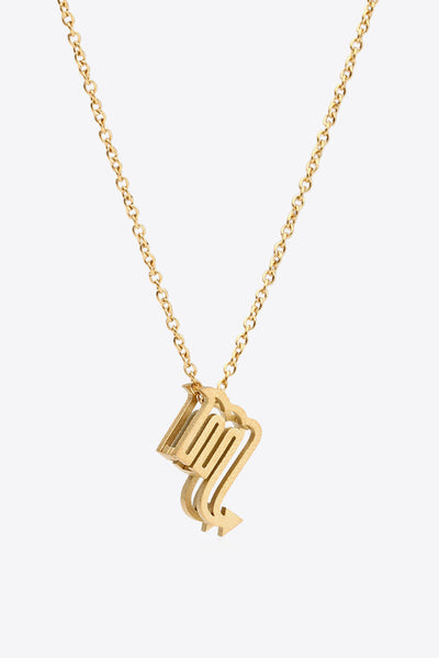 18K Gold Plated ZodiacPendant Necklace