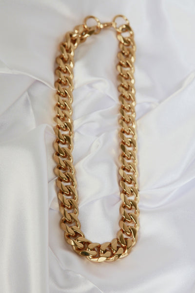 Thick Curb Chain Necklace