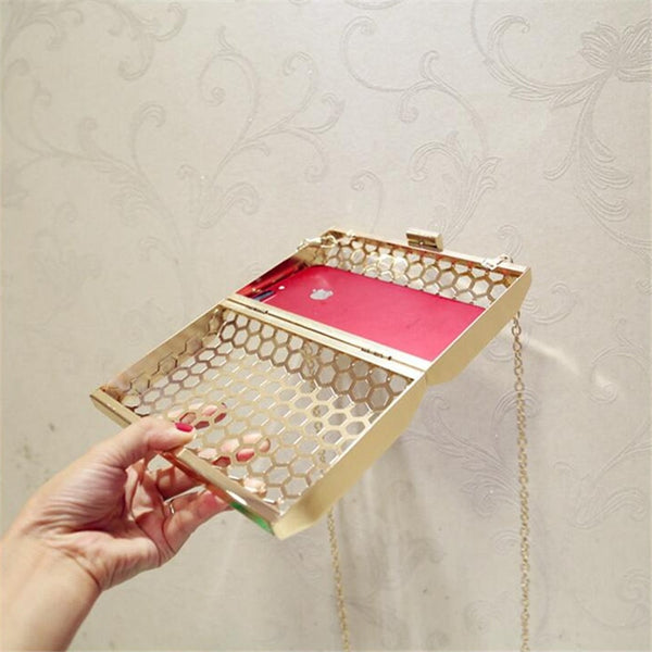 Hollow Metal Cage Bag