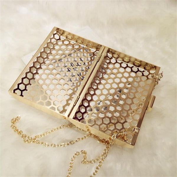 Hollow Metal Cage Bag