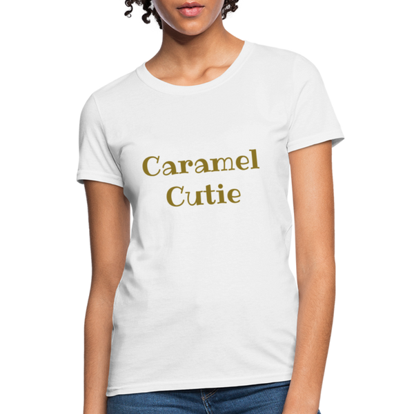 Caramel Cutie - Women's T-Shirt - white