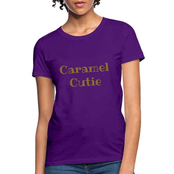 Caramel Cutie - Women's T-Shirt - purple