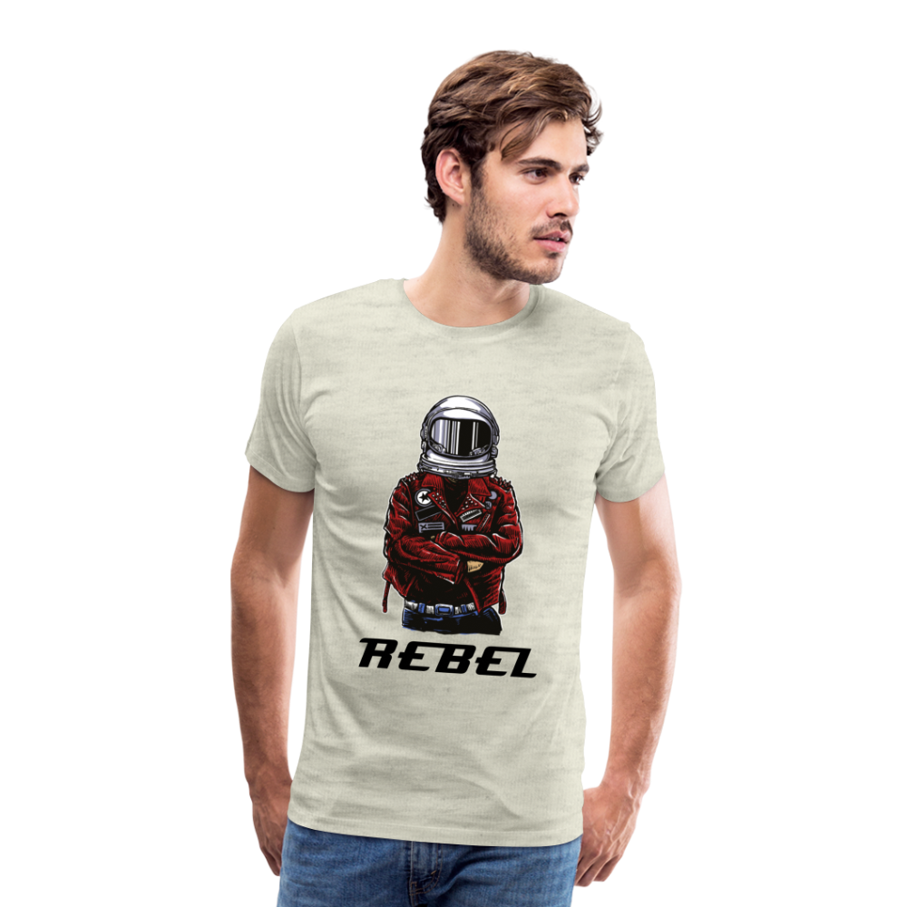 Men's Premium T-Shirt - Rebel - heather oatmeal