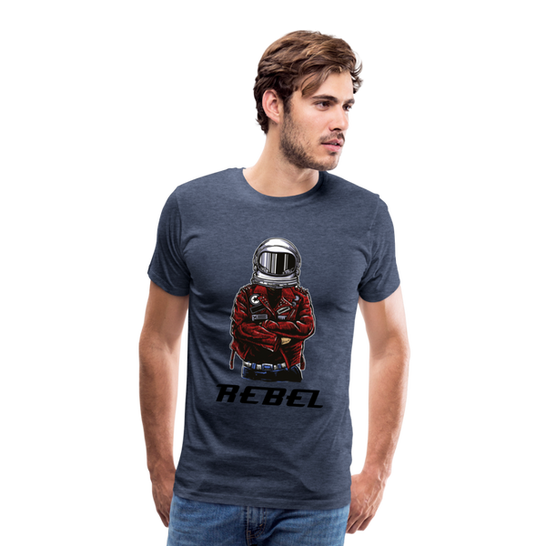 Men's Premium T-Shirt - Rebel - heather blue