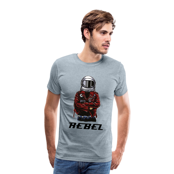 Men's Premium T-Shirt - Rebel - heather ice blue