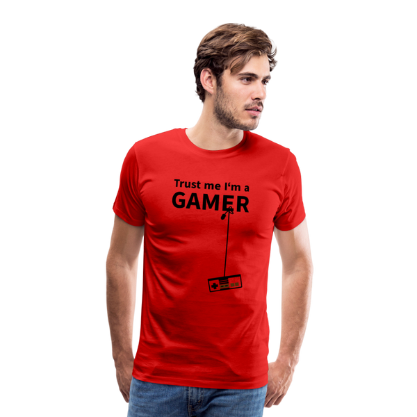 Trust Me/Gamer - Men's Premium T-Shirt - red