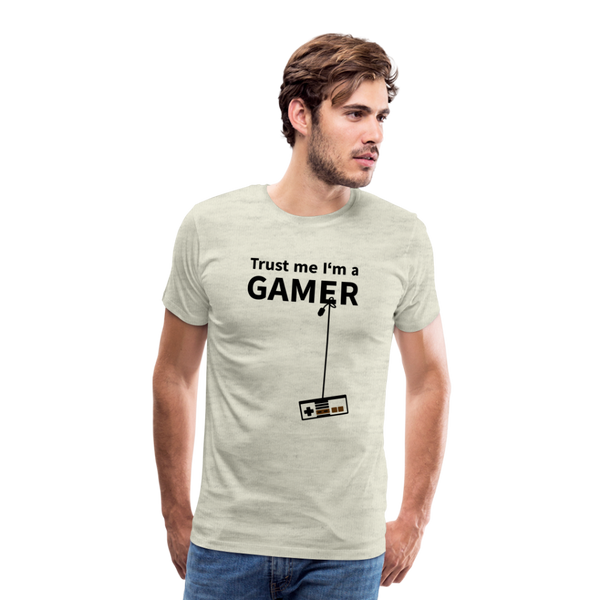 Trust Me/Gamer - Men's Premium T-Shirt - heather oatmeal