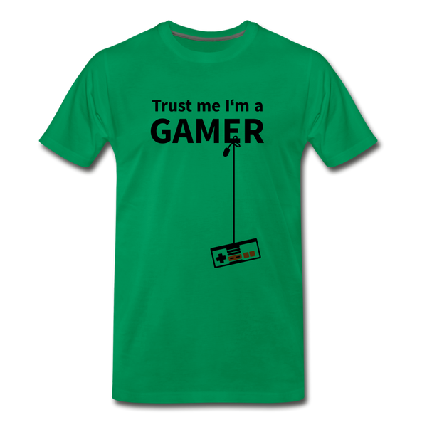 Trust Me/Gamer - Men's Premium T-Shirt - kelly green