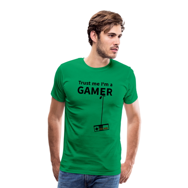 Trust Me/Gamer - Men's Premium T-Shirt - kelly green