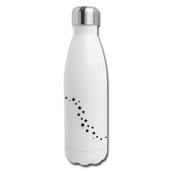 Insulated Stainless Steel Water Bottle - white