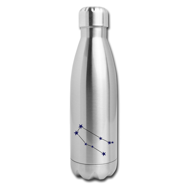 Insulated Stainless Steel Water Bottle - Gemini - silver