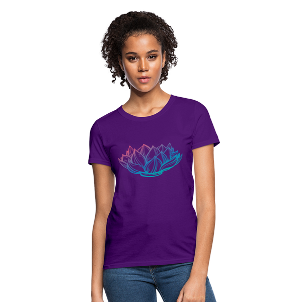 Women's T-Shirt - Lotus - purple