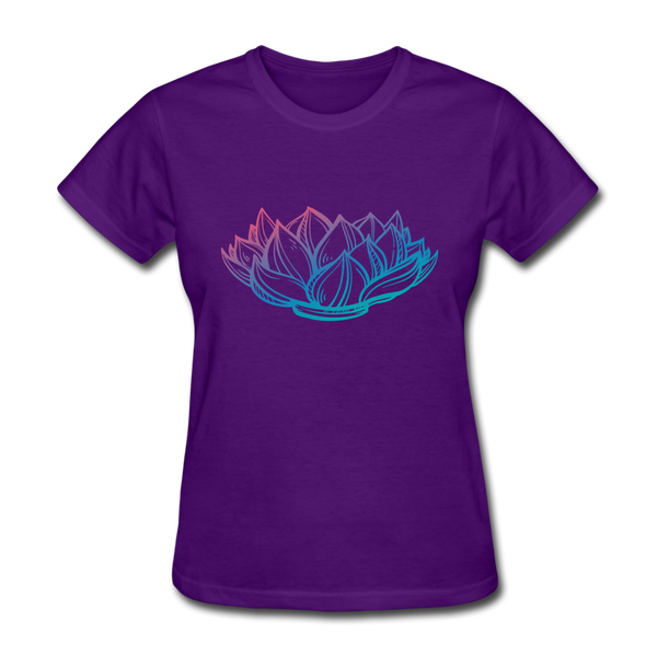 Women's T-Shirt - Lotus - purple