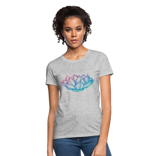 Women's T-Shirt - Lotus - heather gray