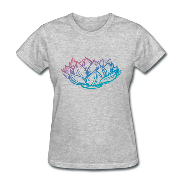 Women's T-Shirt - Lotus - heather gray