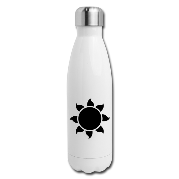 Insulated Stainless Steel Water Bottle - Blessed/Favored - white