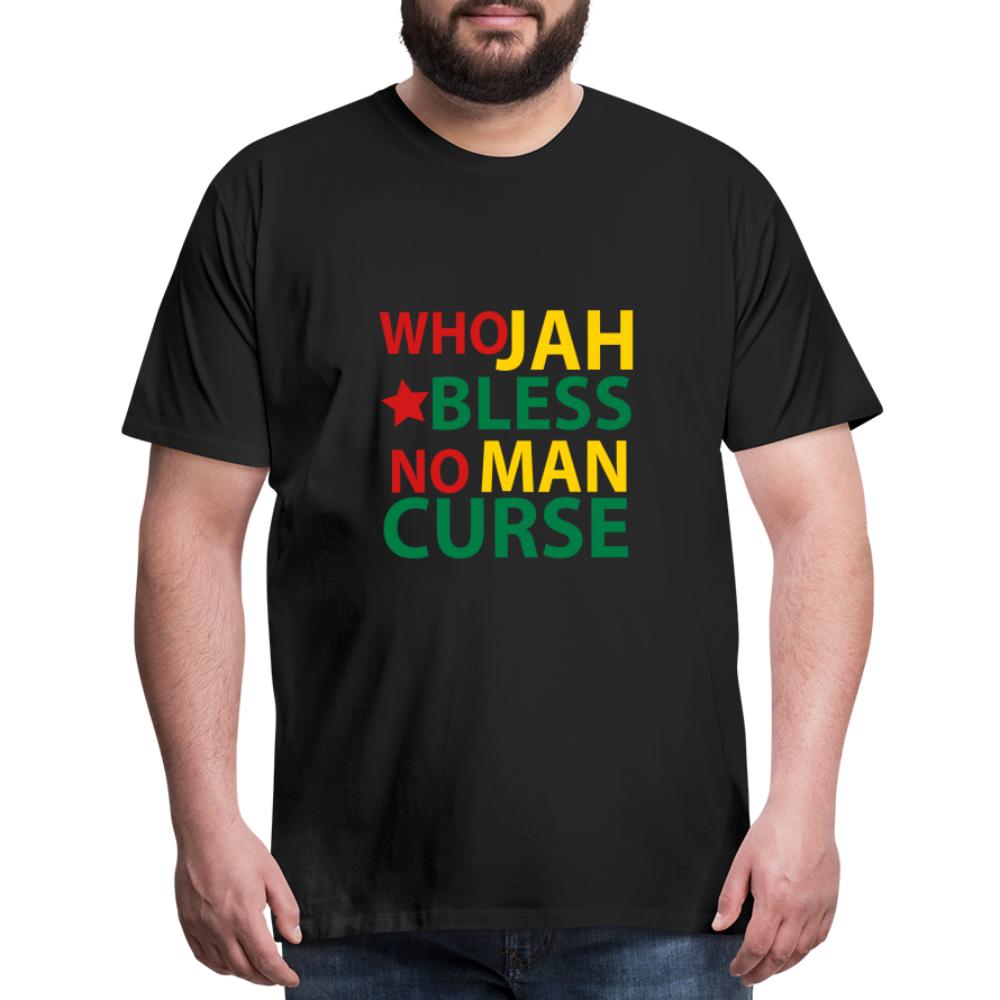 Who Jah Bless - Men's Premium T-Shirt - black