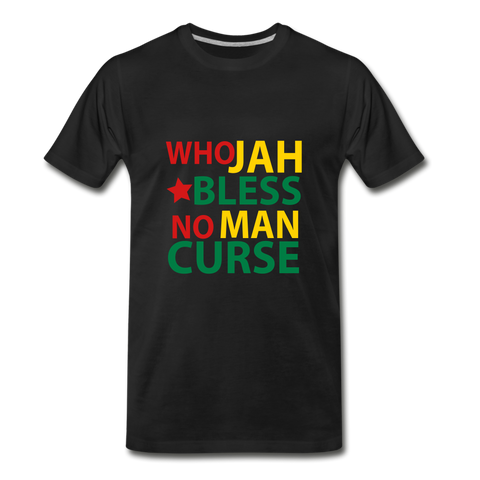 Who Jah Bless - Men's Premium T-Shirt - black